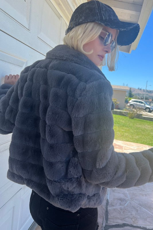 536(2S/2M/2L)-FAUX FUR JACKET