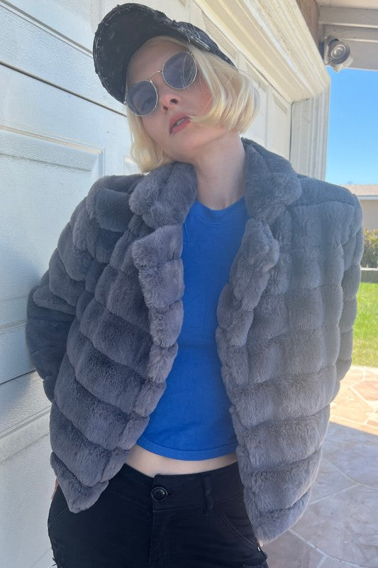 536(2S/2M/2L)-FAUX FUR JACKET
