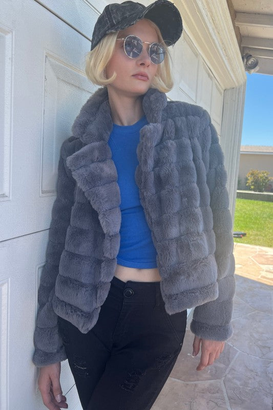 536(2S/2M/2L)-FAUX FUR JACKET